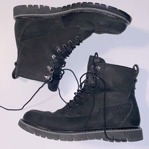 Timberland Boots, Black Leather, Waterproof - Size 10 US Men’s